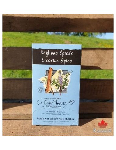 Tisane Réglisse Epicée BIO et équitable - 16 sachets