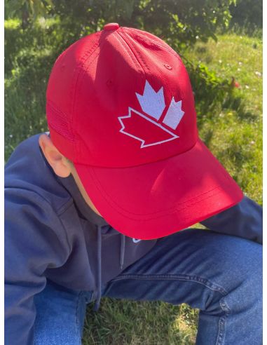 Casquette Rouge " Block Leaf"