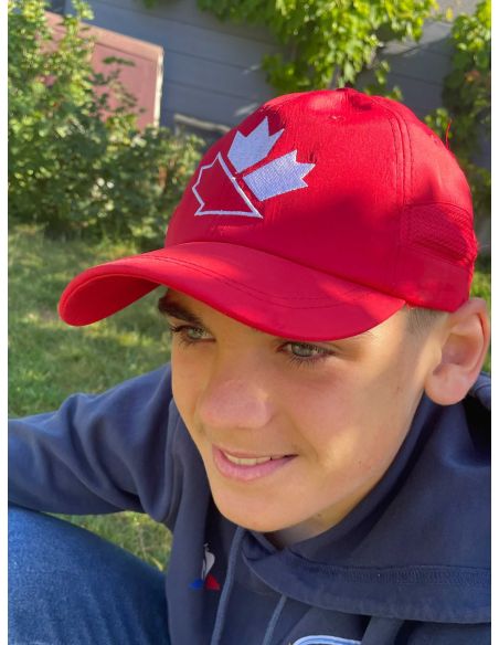 Casquette Rouge " Block Leaf"