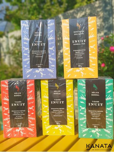 LOT "Trésor Inuit" - 5 Boîtes Tisanes Inuit