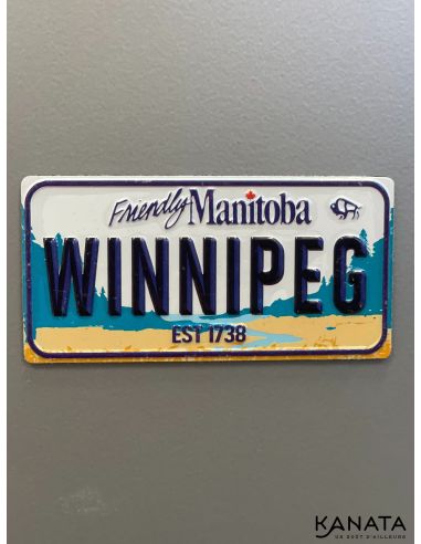 Magnet Plaque Winnipeg Manitoba