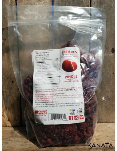 ANTI-GASPI Canneberge (cranberry) Séchée - 1KG