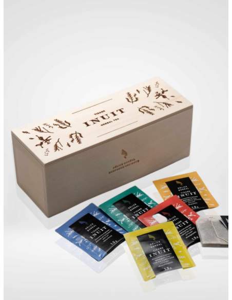 Coffret tisane inuit bois