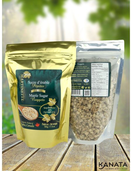 Maple Sugar Golden Pepites - 500g