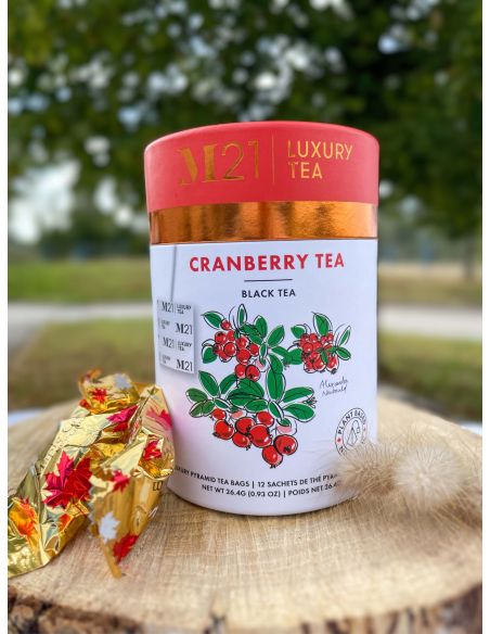Black tea with cranberries - 12 bags M21
