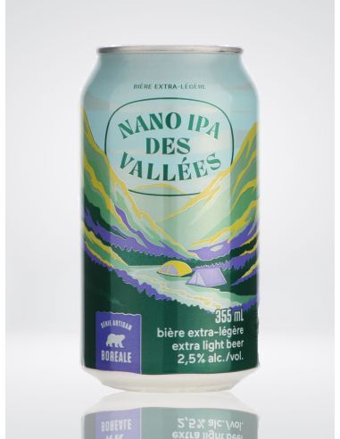 Nano IPA Bier aus den Tälern - Boréale - 355ml