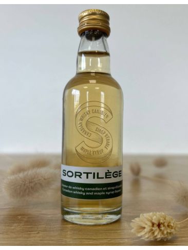 Whisky au Sirop d'érable - SORTILEGE- Mignonnette 50ml