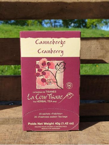 Tisane à la Canneberge - 20 sachets