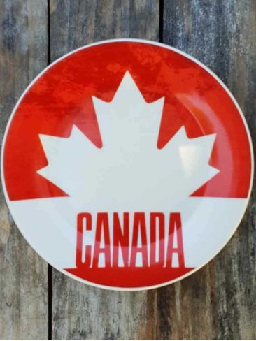 Assiette Souvenir "Canada"