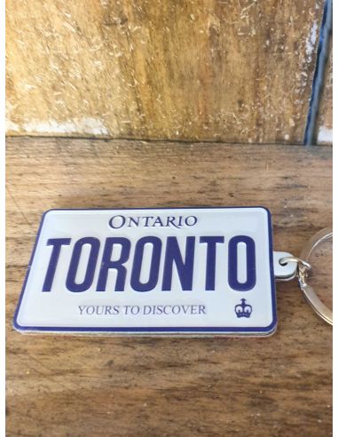 Porte-clé Plaque Toronto