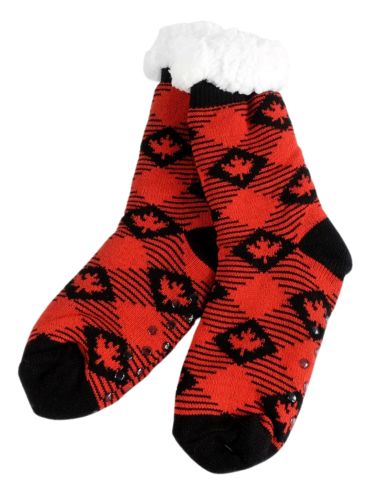 Flauschige Socken Kanada