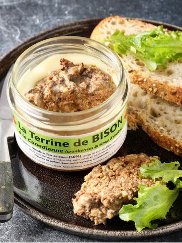 Terrine de bison à la canadienne - 180 g