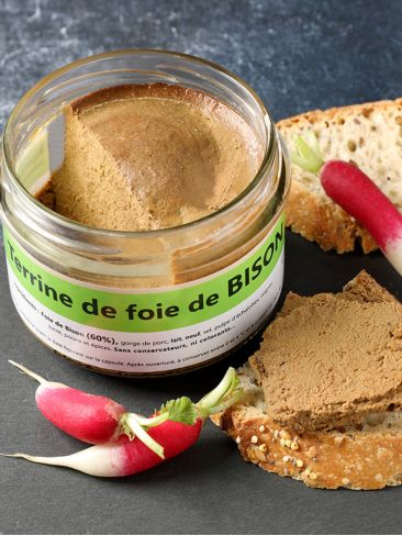Terrine de foie de bison - 180 g