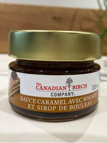 Sauce caramel, whisky, bouleau