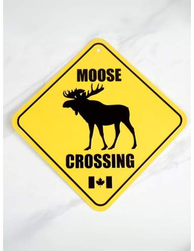 Plaque "Moose Crossing"