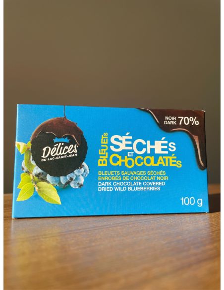 Wild Blueberries Coated in Dark Chocolate 100g