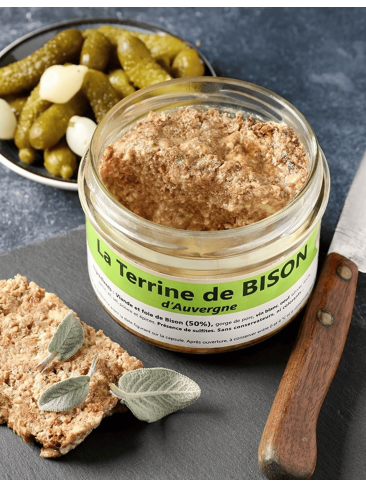 Terrine de bison d'Auvergne...