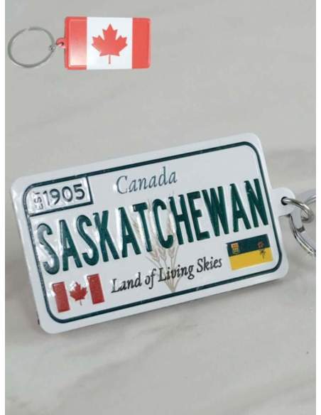 Llavero Placa "Saskatchewan"