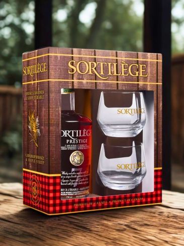 Coffret Cadeau Sortilège Prestige + 2 vasos grabados