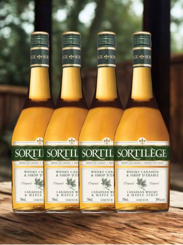 Pack de 4 Liqueurs de Whisky Canadien Sortilège Classique
