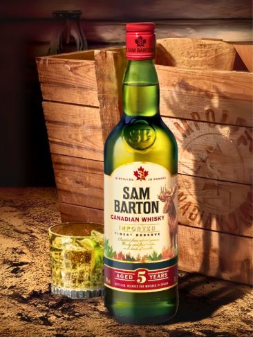 Whisky Canadiense "Sam Barton" 5 años