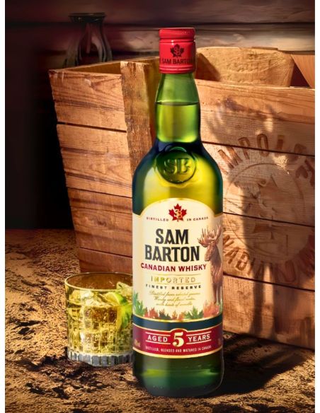 Kanadischer Whisky "Sam Barton" 5 Jahre