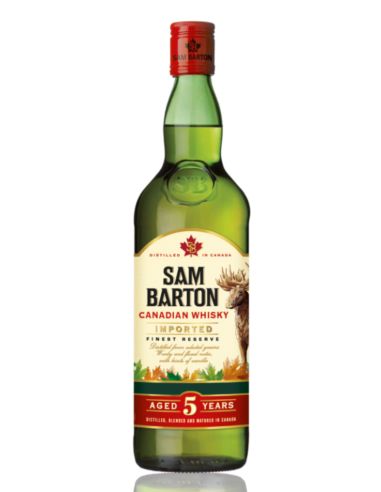 Kanadischer Whisky "Sam Barton" 5 Jahre