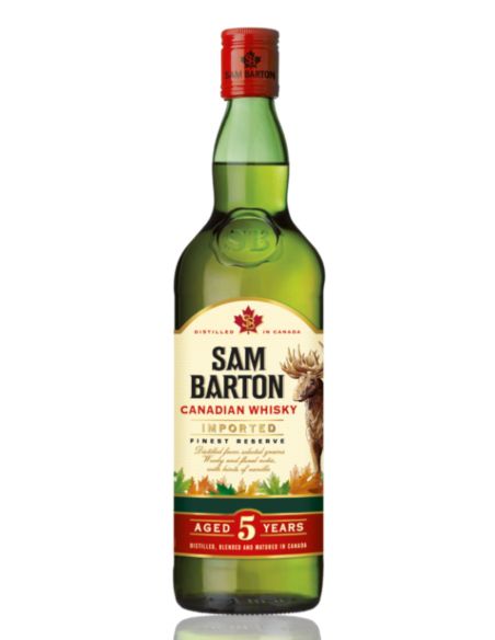 Kanadischer Whisky "Sam Barton" 5 Jahre