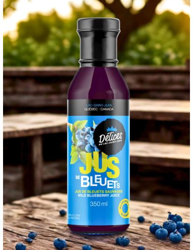 Jus de bleuets sauvage - 350ml