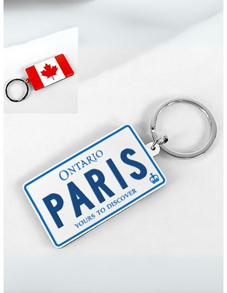 Schlüsselanhänger Schild "Paris" Ontario