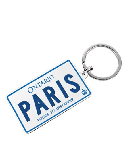 Schlüsselanhänger Schild "Paris" Ontario