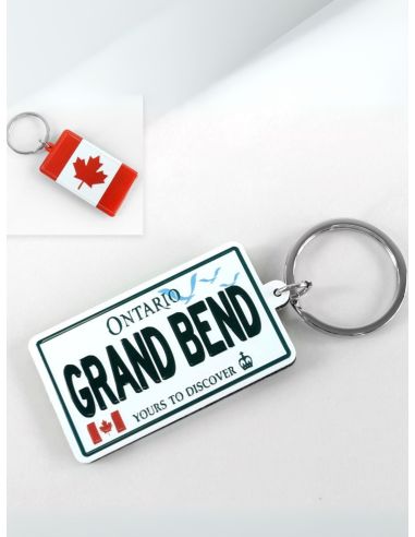 "Grand Bend" Keychain Plate