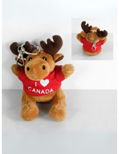 Moose Plush Keychain