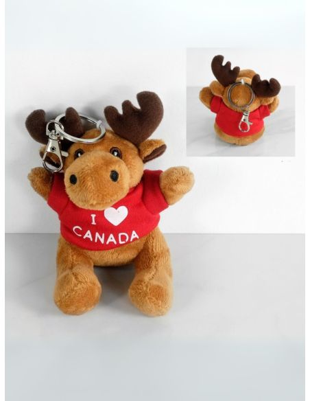 Moose Plush Keychain