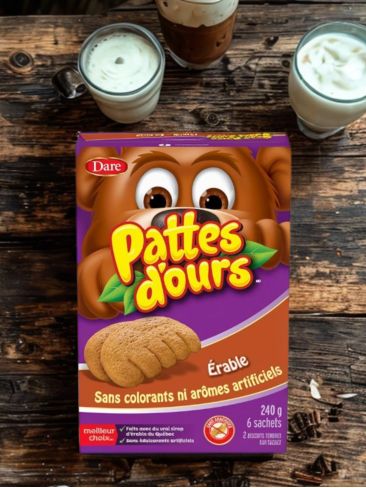 Biscuits Pattes d’ours Érable