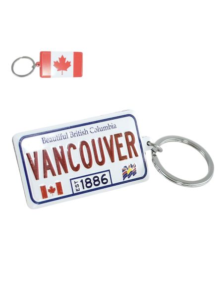 Porte-clé Plaque Vancouver