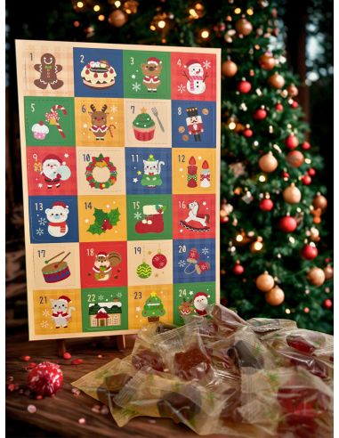 Calendario de adviento de caramelos