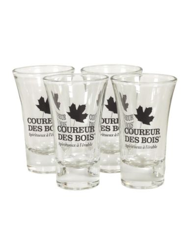 Geschenkset Coureur des Bois Original + 4 Schnapsgläser