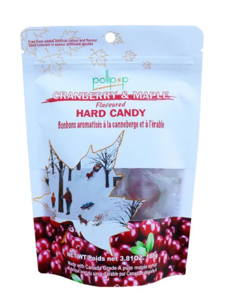 Caramelos de Arándano/Arce Pollipop - 108g