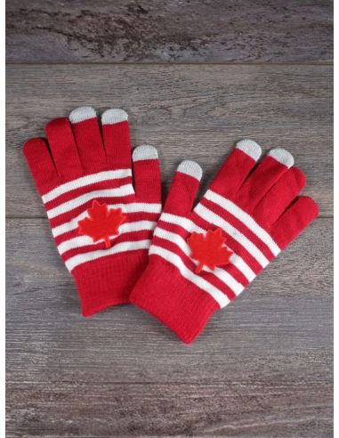 Guantes "Rayados Canadá"
