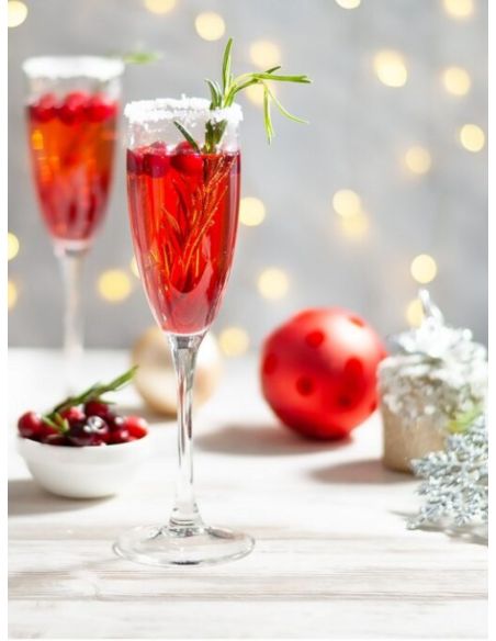 Mezcla para cóctel de Prosecco con arándanos