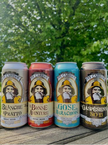 Pack de 4 bières Pit Caribou