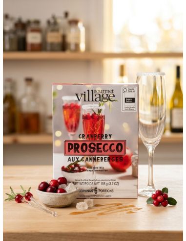 Mélange pour cocktail Prosecco aux cranberries