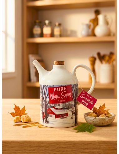 Ceramic pitcher for maple syrup - 380ml