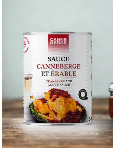 Sauce à la canneberge et érable