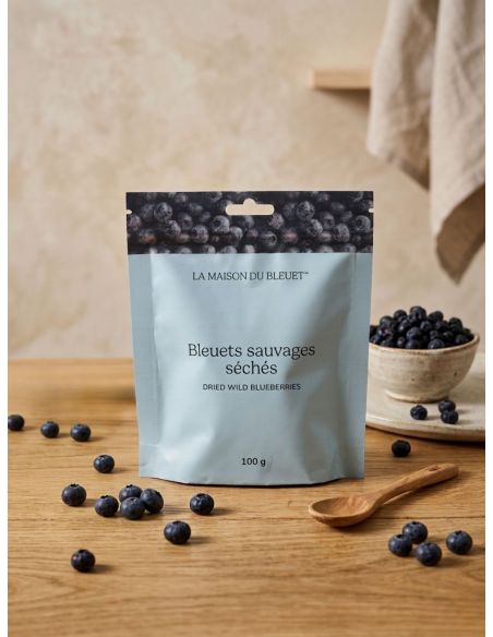 Getrocknete wilde Heidelbeeren aus dem Lac-Saint-Jean 100g