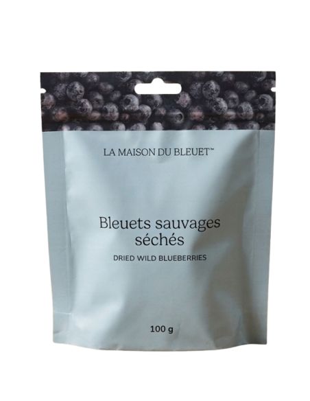Dried wild blueberries from Lac-Saint-Jean 100g