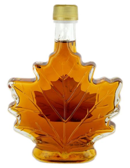 Sirop d'érable Ambré - Feuille en verre 250ml