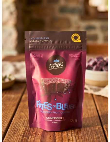 Wild blueberry pastes