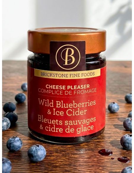 Blaubeeren und Eisweinkomplize mit Käse
